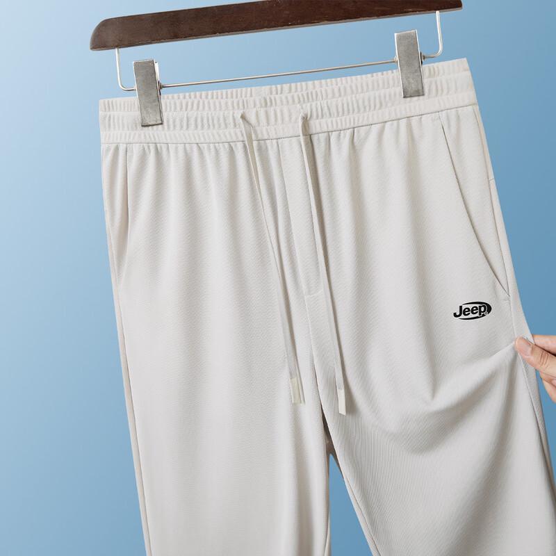 Jeep Men's Summer Loose Straight Casual Pants