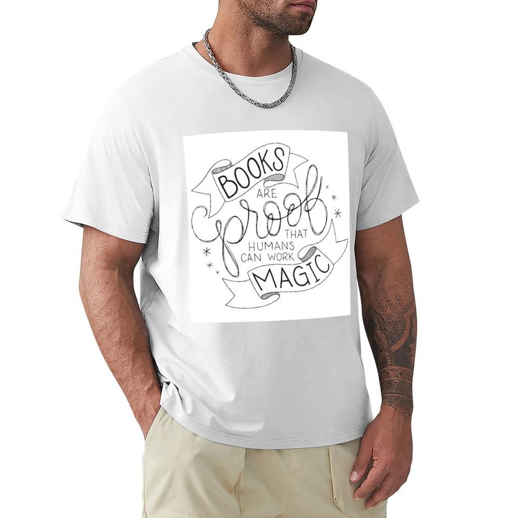 Books Are Magic Tshirt Casual Daily Wear Short Sleeve Top