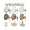 12Pcs/ Set Button Pins For Loose Jeans Pants, For Jean Button Tightener Replacement Adjustable Reusable Metal Clips Reduce Too Big Pants Waist