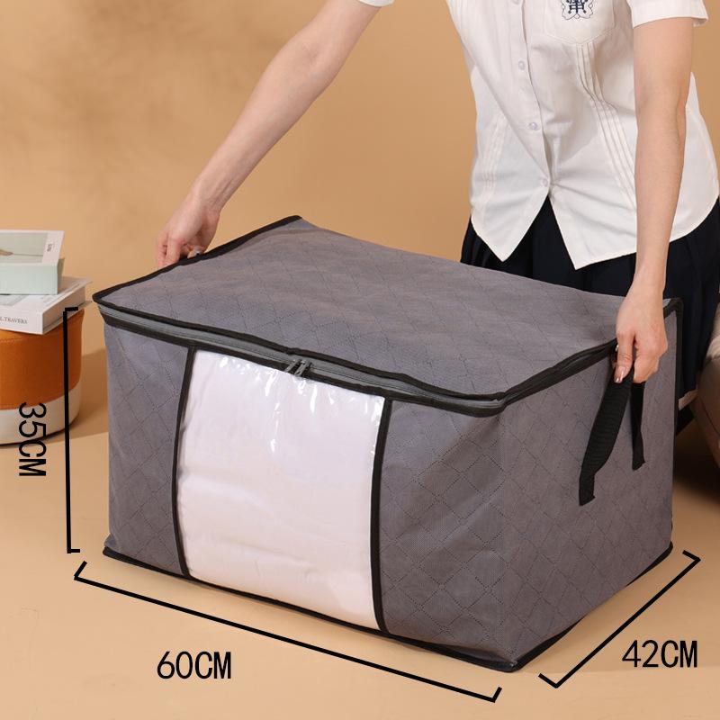 Hot Sale Quilt Storage Bag Clothing Quilt Organizing Bag Large Storage Box Down Jacket Dust-proof Storage Bag 2500₽