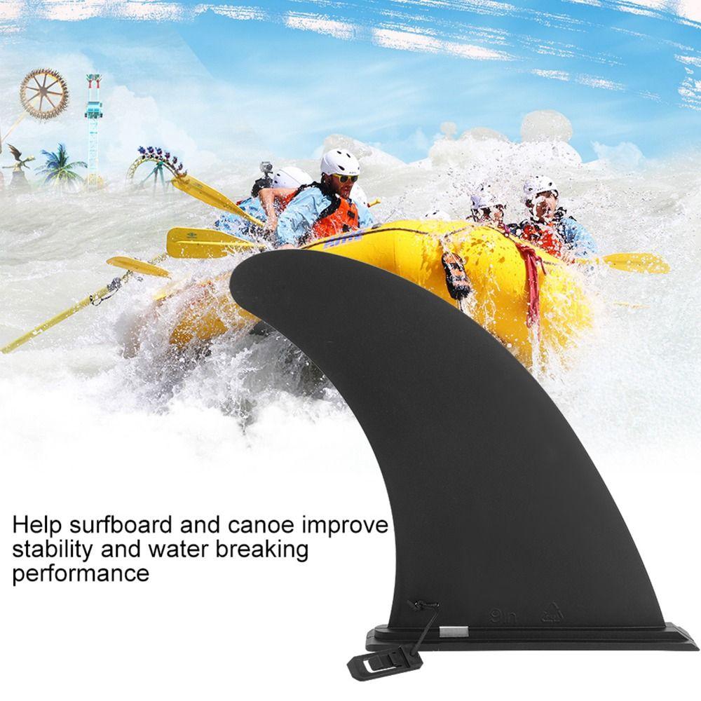 Nylon Fiberglass Reinforced Kayak Rudder Kit Black Color Skeg Tracking Fin Watersports