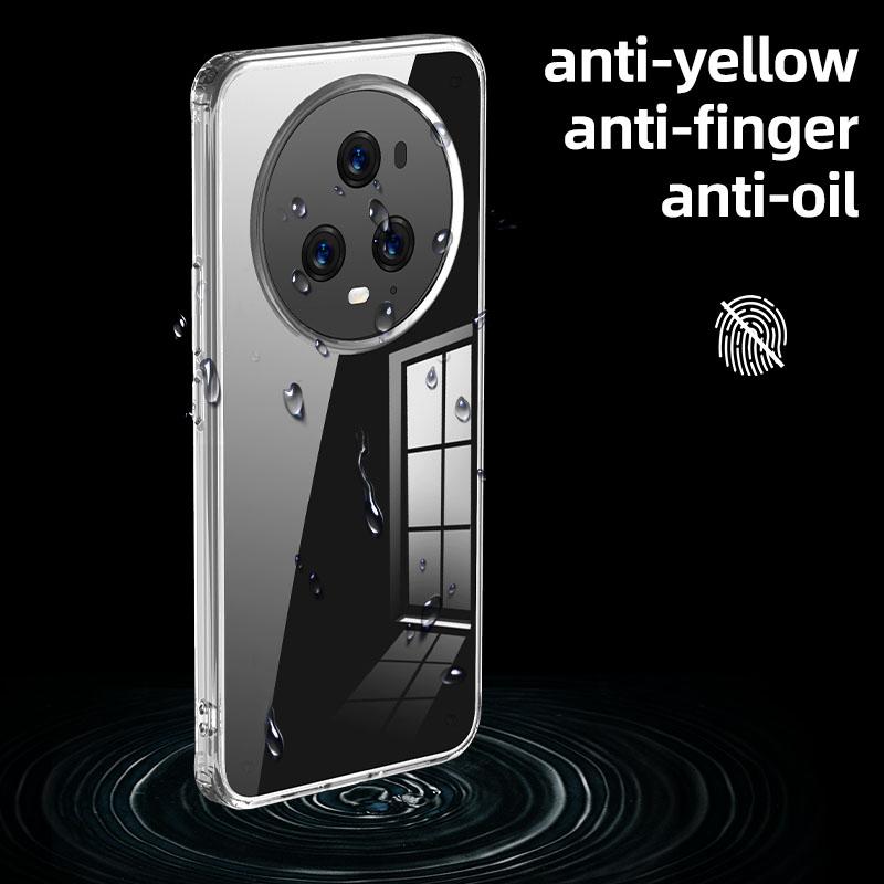 Phone Case for Honor Magic5 Pro,Hard PC Soft TPU Non-Slip Protective Phone Cover