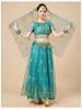 Huayu Danse Ethnique Xinjiang Fille Indienne Chiffon Costume de Performance Ensemble Adulte