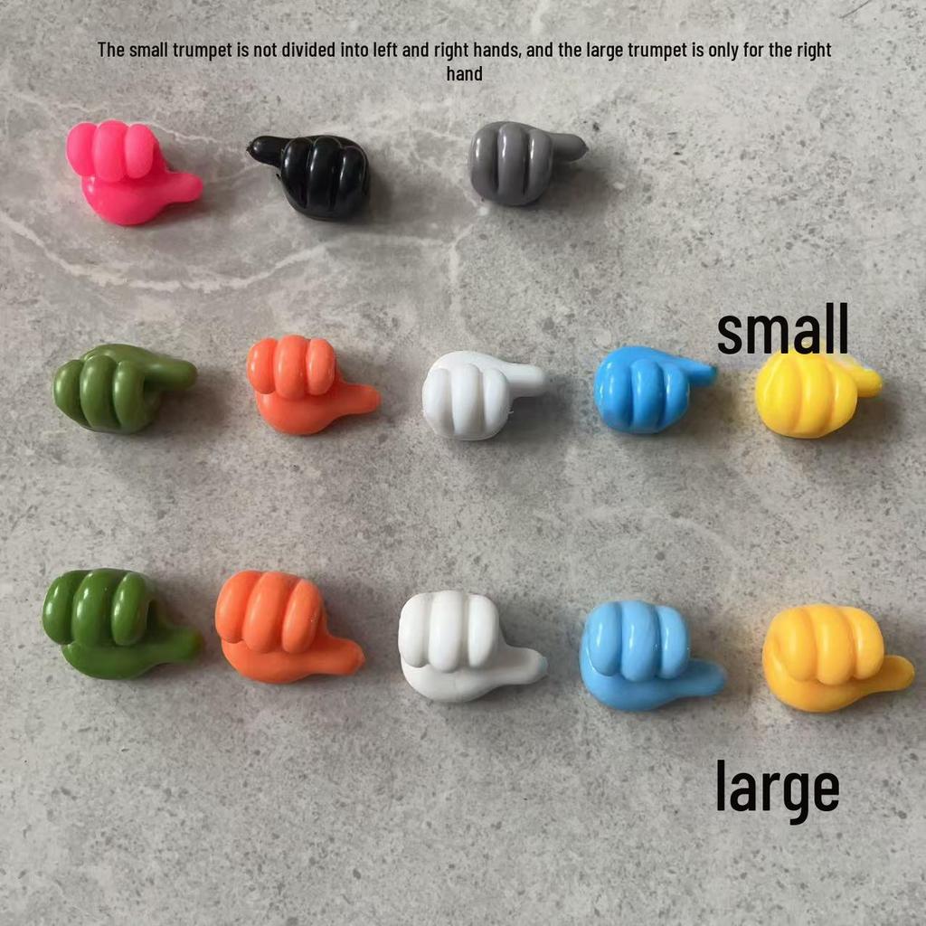 Organiseur de câbles avec crochet pour le pouce – Solution créative, mignonne, adhésive et sans perforation pour le rangement des câbles