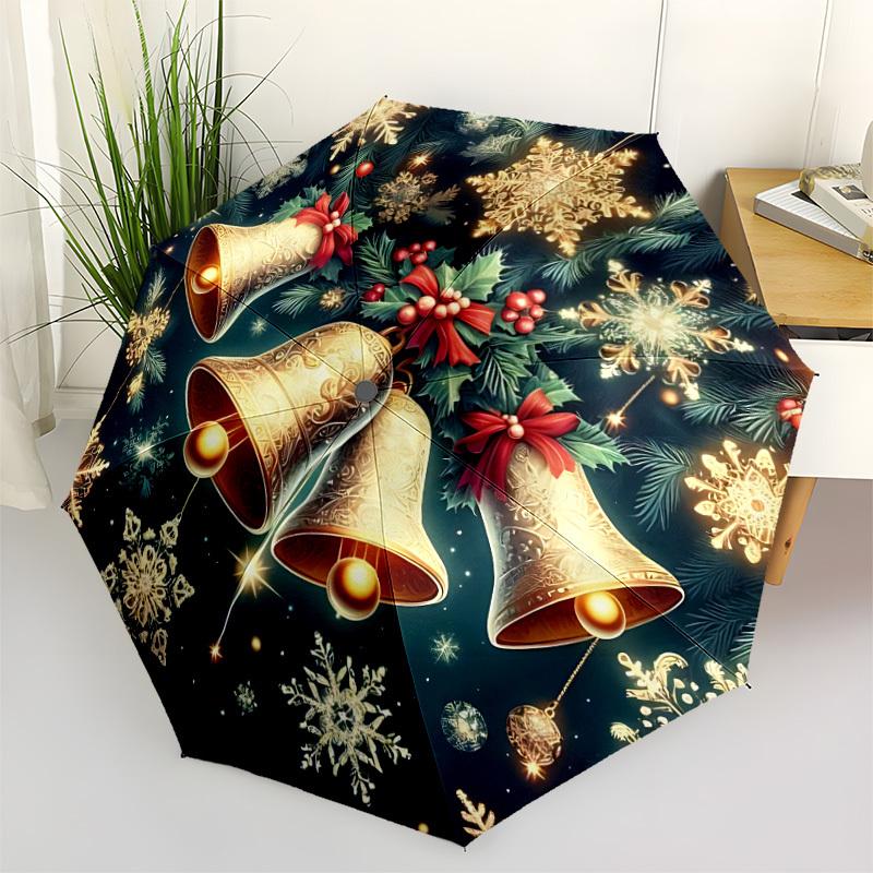 

1pc bells Automatic Open/Close Umbrella, Lightweight for Women/Men, Perfect Gift - for Everyday or Holiday Eventsyy251127058