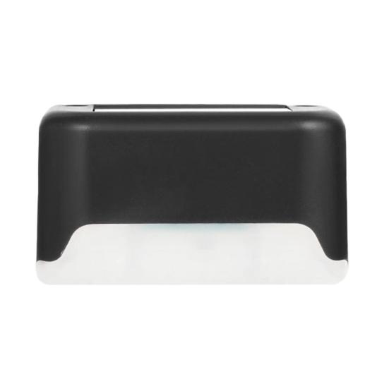 4ks solární napájení LED cesta ke schodišti světlo Venkovní zahradní plot Krajina nástěnná lampa