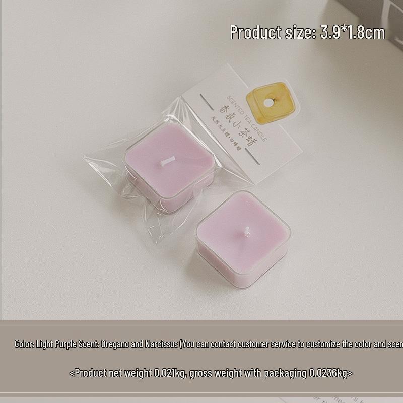 Colorful Heart-Shaped Scented Tealight Candles for Aromatherapy and Celebrations