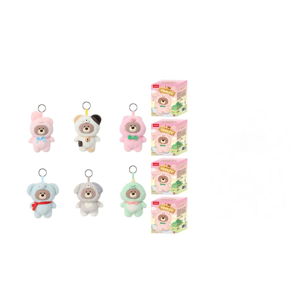 MINISO Giffort Bear Collection Animal Costume Mystery Boxes Single Mystery Box/Full Box 6 Pcs Doll