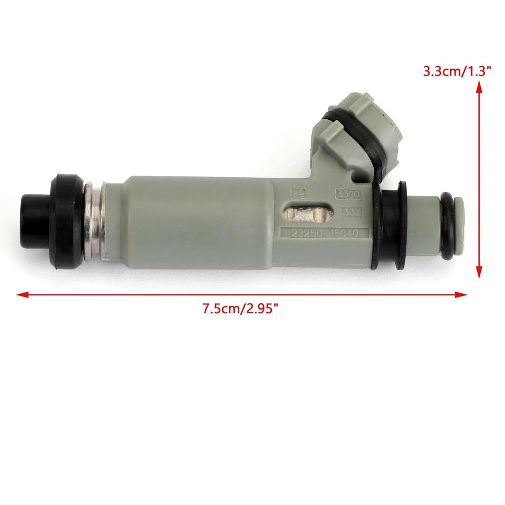 23209-15040 Set of 4 Fuel Injectors For Corolla AE11 4AFE Soluna AL50 Corona SPACIO AE111 2325015040