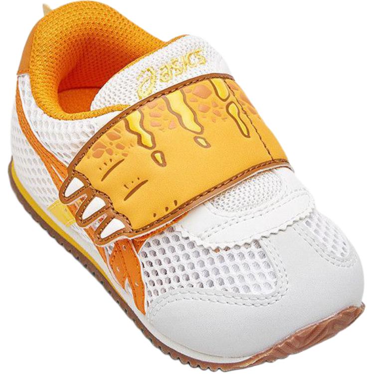 Asics Cotla Comfortable Lightweight Growth Protection Shoes Baby Sneakers White Orange 1144A426-100