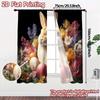2pcs, 2D FLAT PRINTING Curtains (Without Rod) BunnySpringJoy Modern Pattern Curtains Versatile Fabric Curtains Outdoor