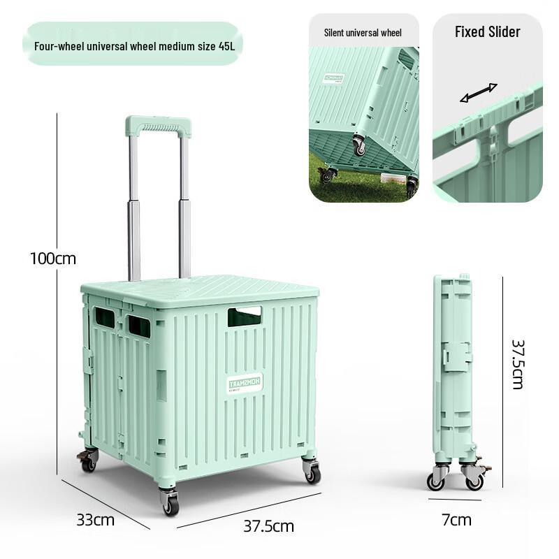 Folding Portable Shopping Cart