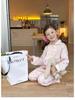 Girls' Spring/Autumn Cartoon Pajama Set – Cute Long Sleeve & Pants for Indoors/Outdoors