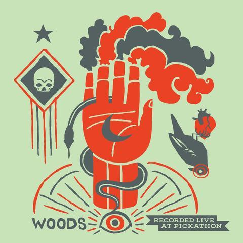 

LP Record WOODS / THE MEN - Recorded Live At Pickathon ES017 Easy Sound 2015 US Rock