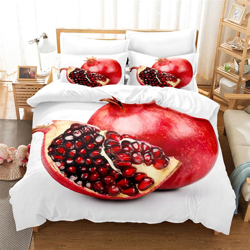 Sweet Cherry Bedding Set Lovely Kid's Duvet Cover Boys, Quilt Cover Girls Room Gorgeous Bedding King/Queen Duvet Cover Set