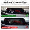 Gear Transparent TPU Protective Film for Mazda 3 Axela 2019-2026 Anti-scratch Car Interior Film Center Console Navigation Screen