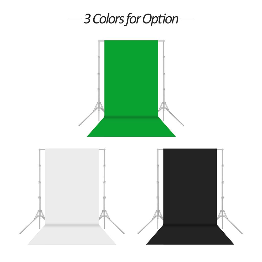 1.6x5m 5x16ft Photography Studio Non woven Backdrop Background Screen Solid Color White
