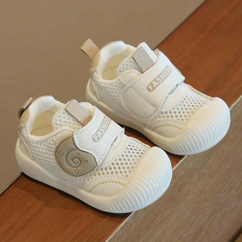 Baby Walking Shoes Soft Sole Cute Boys Girls Casual Shoes Mesh Breathable 2025 New Toddler Sports Shoes First Walkers Non-slip