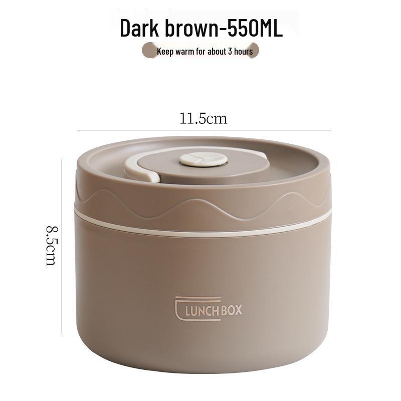304 Stainless Steel Multi-layer Insulated Bento Box for Home or Office - Portable Single-Person Lunch Container