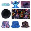 New Stylish Stizy Graffiti Black Cartoon Printed Adult Fisherman Hat Casual Bucket Hat Sunscreen Cap