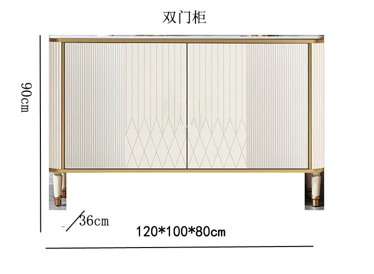 RWJ Hall Simple Partition Sideboard Cabinet American Shoe Cabinet Home Entrance Cabinet