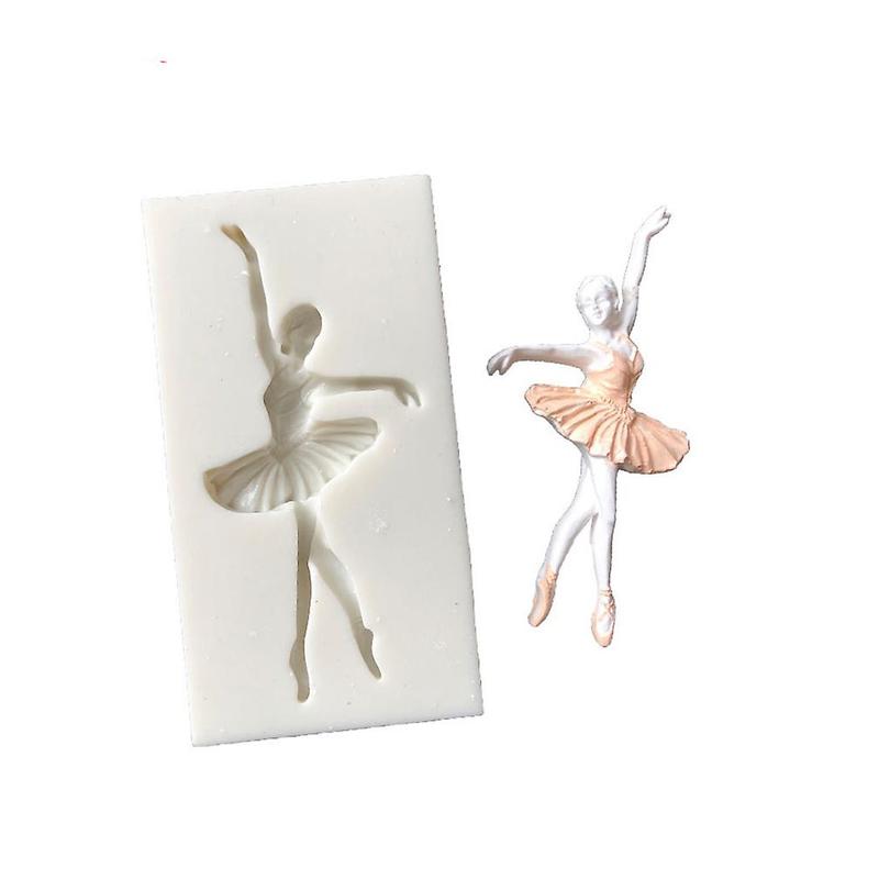 

Ballet Girl Liquid Silicone Mold, Polymer Cake Decoration Tools Fondant