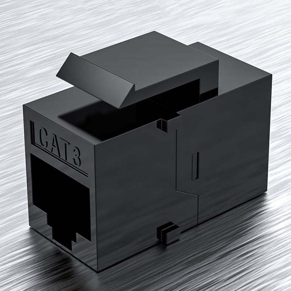 Head RJ11 Connector Straight Through Telephone Module RJ11 Extender Plug Network Cable Connectors