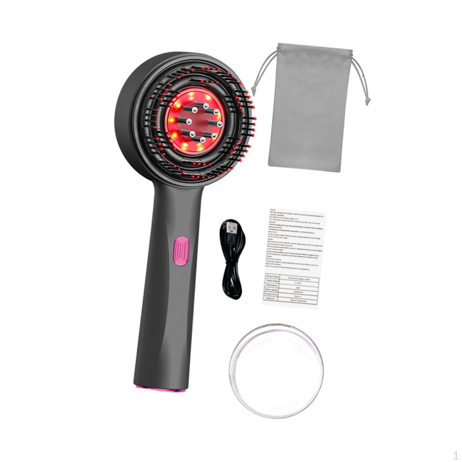 

Массажер для волос и кожи головы шиацу портативный для расслабления мышц чёрный