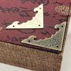 12Pcs Iron Decoration Corner Bracket Antique Jewelry Wooden Box Foot Leg Bat Corner Protector Crafts Furniture Fittings