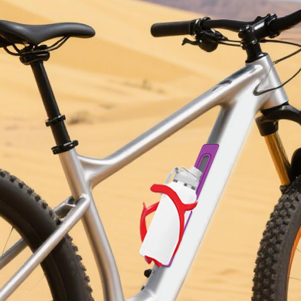 Bike Bottle Cage Adapter Bicycle Bottle Mounting Base Aluminum Alloy Adjustable Position Cage Mount For MTBs Road Bike