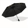 1pc Lotus Mandala Automatic Open/close Folding Compact Umbrella, 8-Rib Sturdy Canopy, Lightweight Portable, Everyday Use, Gift, Outdoor Umbrella, Trav