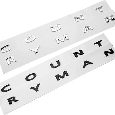 Letras ABS 3D Logotipo Countryman Emblema Insignia Adhesivo Maletero Trasero