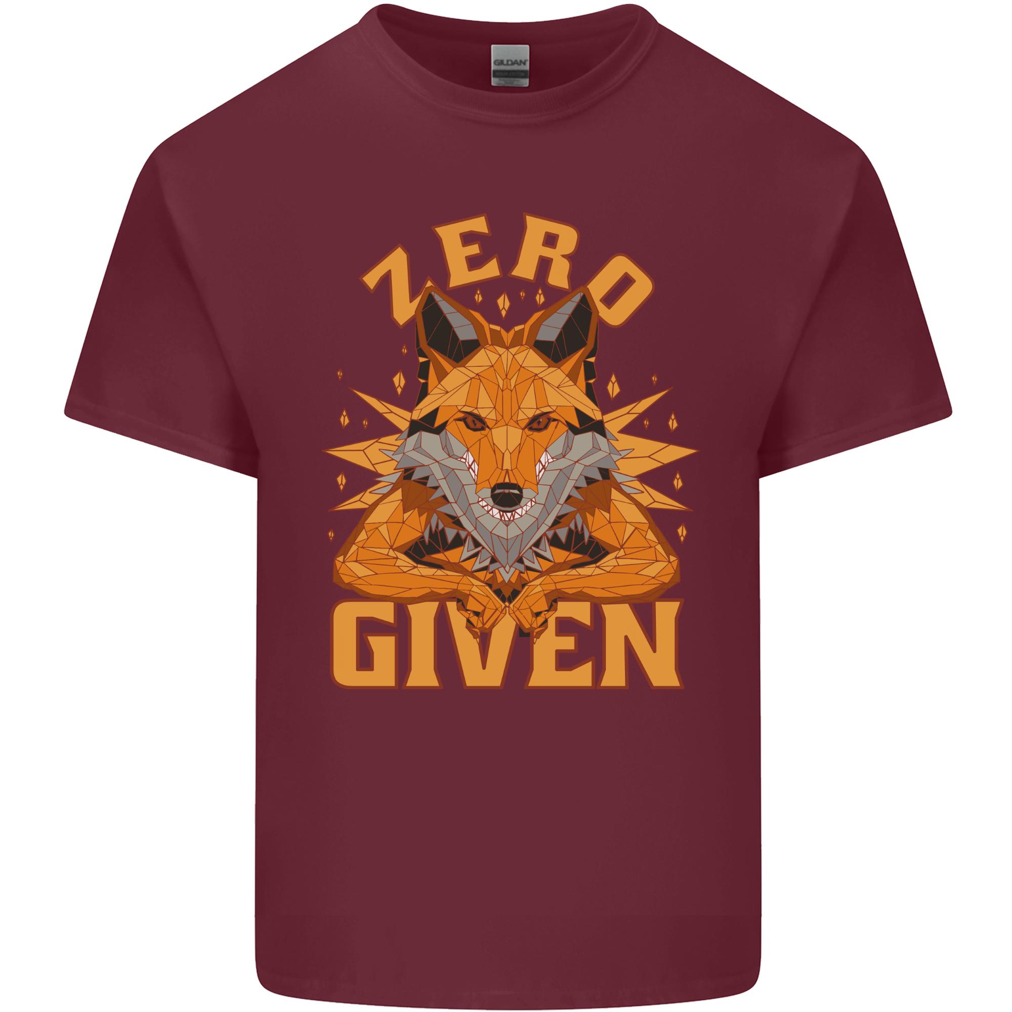Zero Fox Given Funny Offensive Fcks Unisexs Light Cotton TShirt S