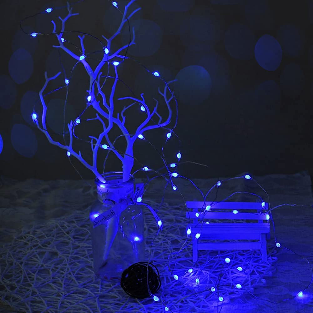 [Large Bead] LED String Lights, Solar Powered, Christmas Tree Lights, Super Bright, 20M, 200 Bulbs, 8 Lighting Modes, Automatic Nighttime Lighting,