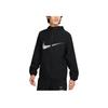 Lightweight Logo Breathable Hooded Zip-Up Long Sleeve Jacket Men Jackets Black HJ3072-010
