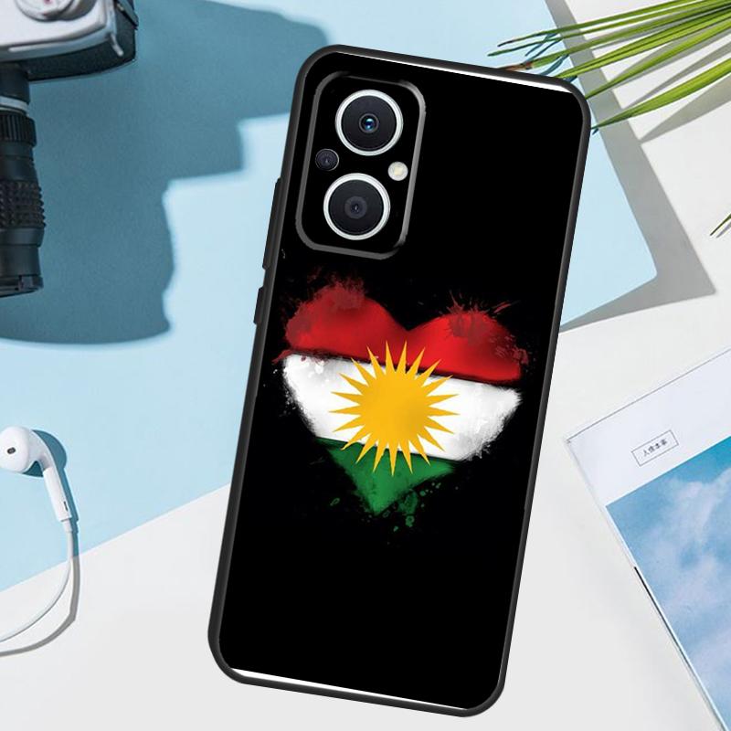 Kurdistan Flag Cover For OPPO Reno 8 7 Lite 10 11 12 13 14 Pro 11F 12F 13F 14F OPPO Find X8 X5 X9 Pro Case