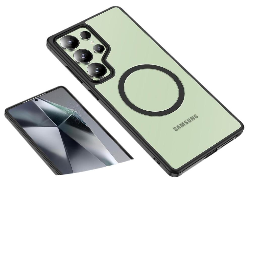 Samsung S25 Ultra Transparent Magnetic Phone Case, A17/S25FE Compatible, Anti-Drop, Skin-Feel Protection