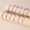 Set of 12 Unique Handmade Bracelet Soft Bracelet Fashion Wristband Woven Bracelet Alloy Texture for Various Occasions