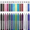 Colourful Eyeliner Pen High Pigmented Pearly Shimmer Metallic Smokey Eyeliner Long Lasting Waterproof Punk Gothic Style