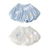 Bow Decorative Girls Shorts Solid Color Toddler Shorts Fresh Style Summer Shorts  Beach Wear