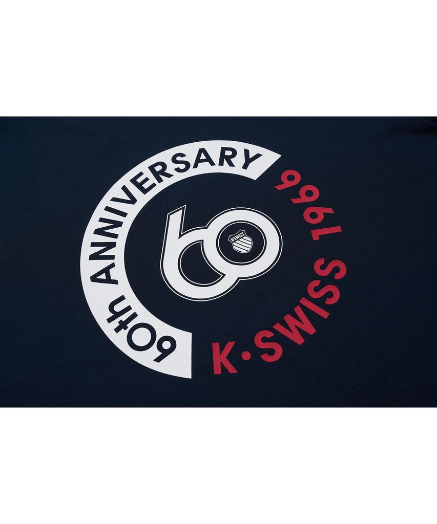 K-SWISS Men'S 60Th Anniversary Short Sleeve T-Shirt_1Kstsmv001Na