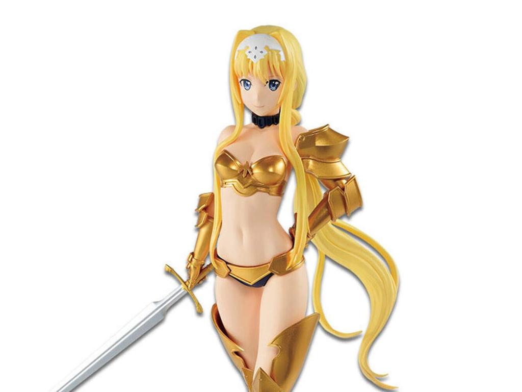 BANPRESTO Sword Art Online Memory Defrag EXQ Figur Alice BIKINI RÜSTUNG Mehrfarbige Version