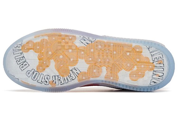 Women's Sneakers ANTA Life Collection Skate Shoes Women's Low-top Anta White/Red/Orange Yellow