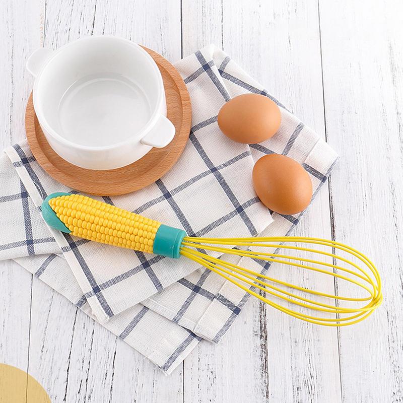 Silicone Whisk For Mixing Heat Resistant Egg Whisks Silicone Balloon Whisk Handle Beater Blender For Non-Stick Cookware Safe Non