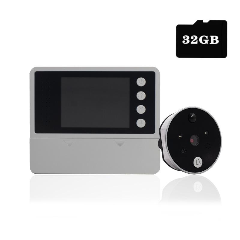 Smart-Home-Sicherheit, kabellose Türklingel, Video-Türsprechanlage, WLAN-Innenmonitor mit Türklingel