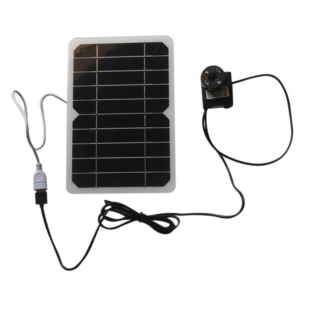 

Decorative Solar Fountain Solar Powered Water Pump High Efficiency Solar Panel with Water Pump for Outdoor Use чорний