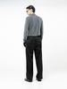 Chaenseseunoi Raised One Tuck Wool Slacks - Black /M244Pt01Bk