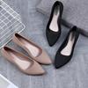 Fashion Pointed Shallow Wedges pumps women shoes 2025 spring autumn shoes women Elegant Casual Work Low heel Slip Casual ladies shoes889