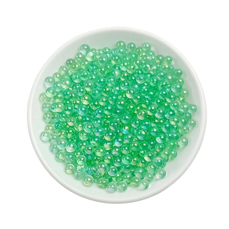 Glass Filler Beads 5 Mm, Round No-Hole Decorative Glass for Vases Styling, Gift Box, Craft Accent Pack
