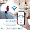 Tuya WiFi/Zigbee Smart Plug EU 16A/20A with Power Monitoring Timer Function Socket Compatible with Alexa Google Home Smart Life